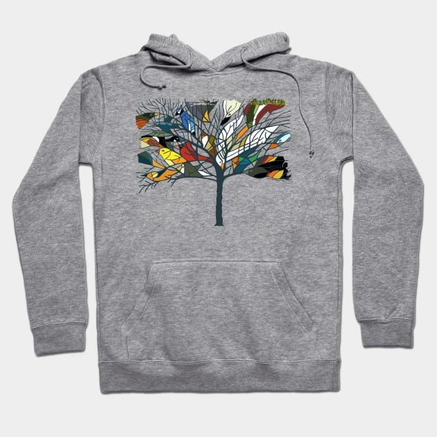 Tree for the Birds! Hoodie by BullShirtCo